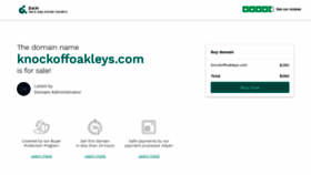 What Knockoffoakleys.com website looked like in 2019 (4 years ago)
