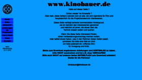 What Kinobauer.de website looked like in 2019 (4 years ago)