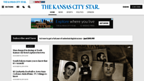 What Kansascity.com website looked like in 2019 (4 years ago)