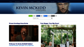 What Kevinmckiddonline.com website looked like in 2019 (4 years ago)