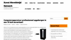 What Kunstwereldwijdnetwerk.nl website looked like in 2019 (4 years ago)