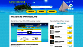What Karaokeisland.com website looked like in 2019 (4 years ago)