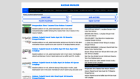 What Kajianmuslim.net website looked like in 2019 (4 years ago)