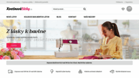 What Kvetinovelatky.sk website looked like in 2019 (6 years ago)