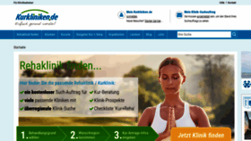 What Kurkliniken.de website looked like in 2019 (6 years ago)