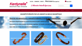What Kerdynelle.com website looked like in 2019 (4 years ago)