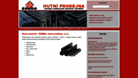 What Kobra-tr.cz website looked like in 2019 (4 years ago)