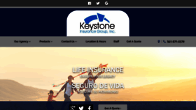 What Keystone-ins.com website looked like in 2019 (4 years ago)