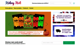 What Koloryholi.pl website looked like in 2019 (4 years ago)