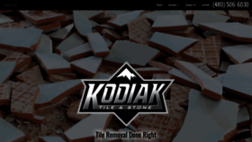 What Kodiaktileandstone.com website looked like in 2019 (4 years ago)