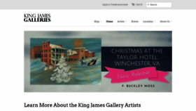 What Kingjamesgalleries.com website looked like in 2019 (4 years ago)