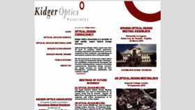 What Kidger.com website looked like in 2019 (4 years ago)