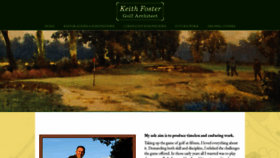 What Keithfostergolfarchitect.com website looked like in 2019 (4 years ago)