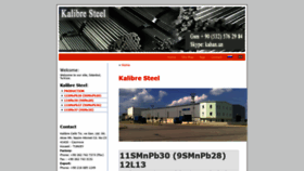 What Kalibresteel.com website looked like in 2019 (4 years ago)