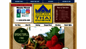 What Kingandirestaurant.com website looked like in 2019 (4 years ago)