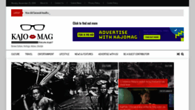 What Kajomag.com website looked like in 2019 (4 years ago)