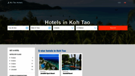 What Kohtao-hotels-information.com website looked like in 2019 (4 years ago)