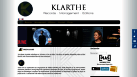 What Klarthe.com website looked like in 2019 (4 years ago)
