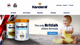 What Kendamil.com website looked like in 2019 (4 years ago)
