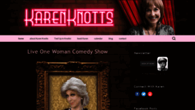 What Karenknotts.com website looked like in 2019 (4 years ago)