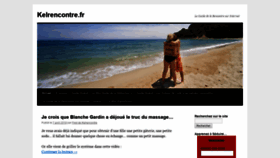 What Kelrencontre.fr website looked like in 2019 (4 years ago)