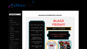 What Kukkuukids.fi website looked like in 2019 (4 years ago)