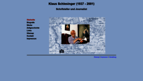 What Klaus-schlesinger.de website looked like in 2019 (4 years ago)