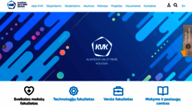What Kvk.lt website looked like in 2019 (4 years ago)
