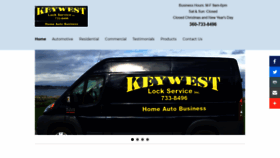 What Keywestlockservice.com website looked like in 2019 (4 years ago)