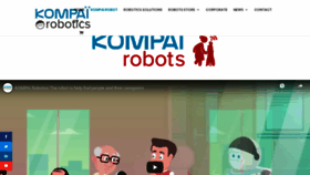 What Kompai.com website looked like in 2019 (4 years ago)