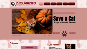 What Kittyquarters.org website looked like in 2019 (4 years ago)
