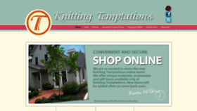 What Knittingtemptations.com website looked like in 2019 (4 years ago)