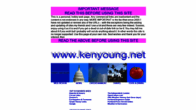 What Kenyoung.net website looked like in 2019 (4 years ago)