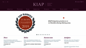 What Kiap.com website looked like in 2019 (4 years ago)