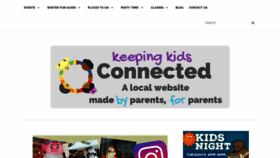 What Keepingkidsconnected.com website looked like in 2019 (4 years ago)