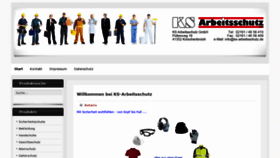 What Ks-arbeitsschutz.de website looked like in 2019 (4 years ago)