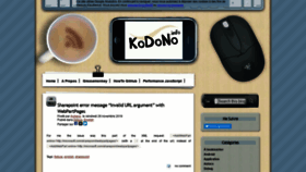 What Kodono.info website looked like in 2019 (4 years ago)