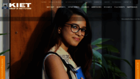 What Kiet.edu website looked like in 2019 (6 years ago)