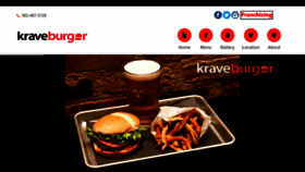 What Kraveburger.com website looked like in 2019 (4 years ago)
