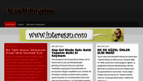 What Kisahikaye.com website looked like in 2011 (13 years ago)