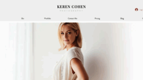 What Kerencohenphotography.com website looked like in 2019 (4 years ago)