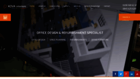 What Kova.uk.com website looked like in 2019 (6 years ago)