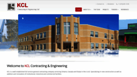 What Kclcontracting.com website looked like in 2019 (5 years ago)