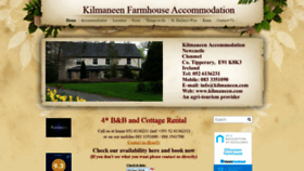 What Kilmaneen.com website looked like in 2019 (4 years ago)