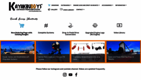 What Kayakbuddys.com website looked like in 2019 (4 years ago)