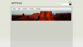 What Kitty.cc website looked like in 2019 (5 years ago)