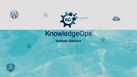 What Knowledgeops.co.in website looked like in 2019 (4 years ago)