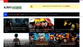 What Kayoanime.com website looked like in 2019 (4 years ago)
