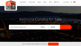 What Kelownacondos.ca website looked like in 2019 (4 years ago)