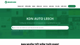 What Kdnautoleech.com website looked like in 2019 (4 years ago)